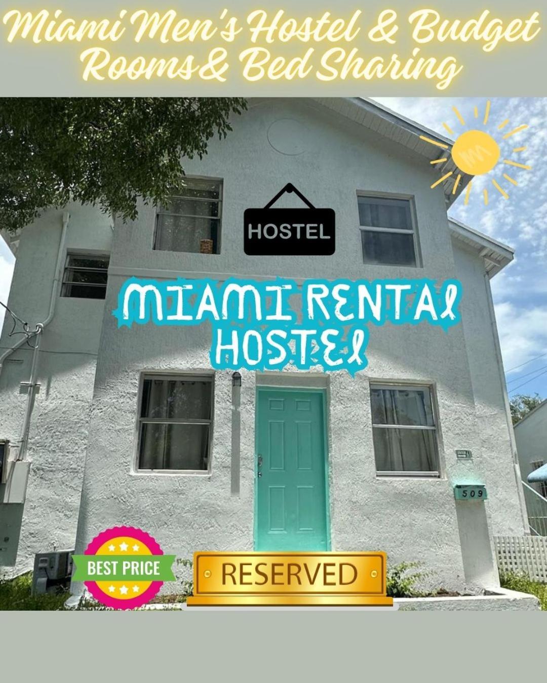 103 Miami Shared Rooms For Men Central Comfortable, Affordable Buitenkant foto